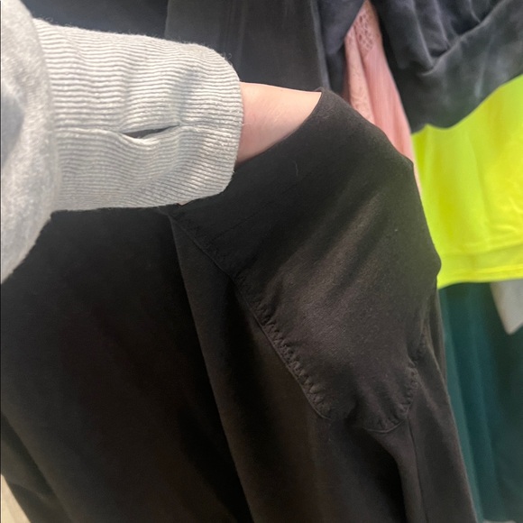 Toad&Co black sleeveless V-neck midi dress - Picture 3 of 5